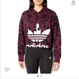 Adidas cropped hoodie